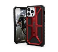 Urban Armor Gear UAG Designed for iPhone 13 Pro Max Case Red Crimson Rugged Lightweight Slim Shockproof Premium Monarch Protective Cover, [6.7 inch Screen]