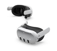 URBAN ARMOR GEAR UAG Made for Meta Quest 3 Case - Snap On IML Hex Design Heat Dissipation Vent Precise Cutouts Transparent MIL-STD Protective Hard Front Shell VR Headset Cover, Scout Clear