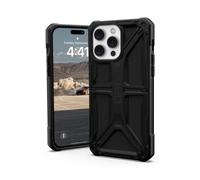 Urban Armor Gear UAG Monarch Custodia compatibile Apple iPhone 14 Pro Max [Compatibile con la ricarica wireless, protezione standard militare a 5 strati, bordi rialzati] Nero