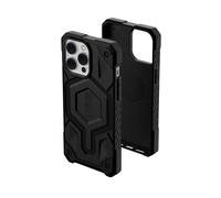 Urban Armor Gear UAG Monarch Pro Custodia compatibile Apple iPhone 14 Pro Max [Ricarica wireless/magnetico compatibile, protezione standard militare a 5 strati, bordi rialzati] Nero/Kevlar