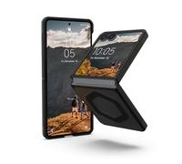 URBAN ARMOR GEAR UAG - Custodia protettiva compatibile con Samsung Galaxy Z Flip 7 Mouve, supporto per ricarica magnetica, trasparente, robusta, di grado militare, colore: cenere