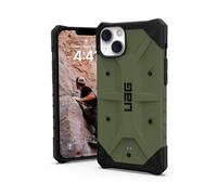 Urban Armor Gear UAG Pathfinder Custodia compatibile Apple iPhone 14 Plus [Ricarica wireless compatibile, Protezione dalle cadute standard militare, Paraurti ultra sottile] Verde oliva