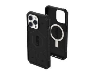 Urban Armor Gear UAG Pathfinder Custodia compatibile con Apple iPhone 14 Pro Max [Ricarica wireless (Qi) / magnetico compatibile, Protezione dalle cadute standard militare] nero