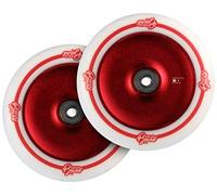 Urban Artt UA-576 Ruote 120 mm Ragazze Unisex White PU/Red, 120 x 24 mm