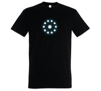 Urban Backwoods Arc Reactor I Uomo T-Shirt Nero Taglia L