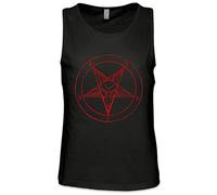 Urban Backwoods Baphomet Pentagram Sign Men Uomo Canotta Tank Top Vest Nero Taglia S