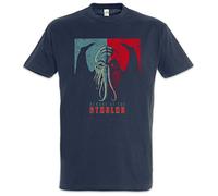 Urban Backwoods Beware of The Cthulhu Uomo T-Shirt Blu Taglia 4XL