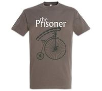 Urban Backwoods Bicycle Prisoner Uomo T-Shirt Grigio Taglia XL