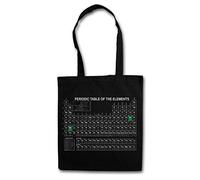 Urban Backwoods Black Br Ba Periodic Table of The Elements Borse riutilizzabili per la Spesa