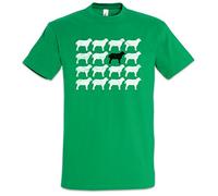 Urban Backwoods Black Sheep Uomo T-Shirt Verde Taglia M
