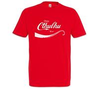 Urban Backwoods Cthulhu Cola Uomo T-Shirt Rosso Taglia L