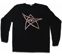Urban Backwoods Cthulhu Elder Sign II T-Shirt a Manica Lunga Long Sleeve Nero Taglia XL