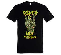 Urban Backwoods Death Is Not The End Uomo T-Shirt Nero Taglia S