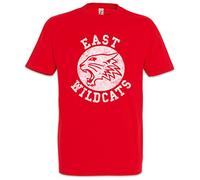 Urban Backwoods East Wildcats Uomo T-Shirt Rosso Taglia M