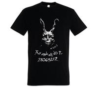 Urban Backwoods Frank The Rabbit Uomo T-Shirt Nero Taglia 2XL