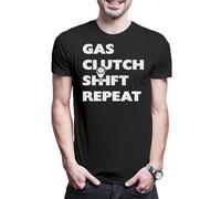 Urban Backwoods Gas Clutch Shift Repeat - Maglietta da uomo, Nero , XXL-5XL