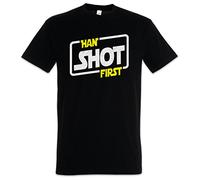 Urban Backwoods Han Shot First Uomo T-Shirt Nero Taglia XL