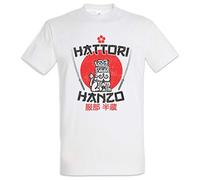 Urban Backwoods Hattori Hanzo Uomo T-Shirt Bianco Taglia L