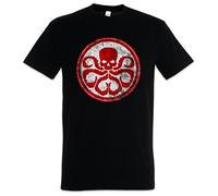 Urban Backwoods Hydra Vintage Logo II Uomo T-Shirt Nero Taglia XL