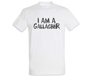Urban Backwoods I Am A Gallagher Uomo T-Shirt Bianco Taglia M