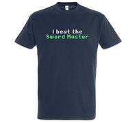 Urban Backwoods I Beat The Sword Master Uomo T-Shirt Blu Taglia L
