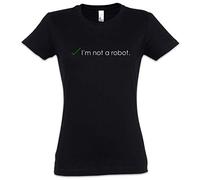 Urban Backwoods I'm Not A Robot Women Donna T-Shirt