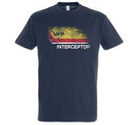 Urban Backwoods Inter I Main Force Patrol Logo Uomo T-Shirt Blu Taglia 2XL