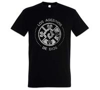 Urban Backwoods Los Asesinos De Dios Uomo T-Shirt Nero Taglia L