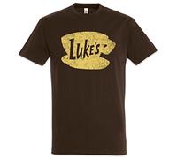 Urban Backwoods Luke's Uomo T-Shirt Marrone Taglia S