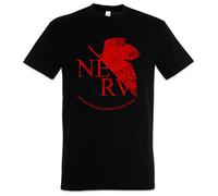 Urban Backwoods NERV Uomo T-Shirt Nero Taglia 2XL