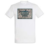 Urban Backwoods Rayburn House Uomo T-Shirt Bianco Taglia M