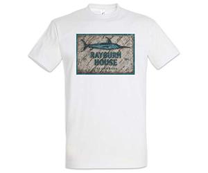 Urban Backwoods Rayburn House Uomo T-Shirt Bianco Taglia M