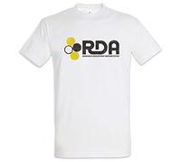 Urban Backwoods RDA Ressources Development Administration Uomo T-Shirt Bianco Taglia M