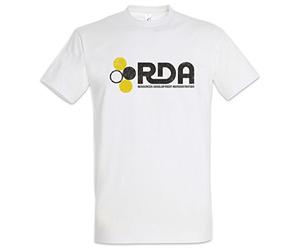 Urban Backwoods RDA Ressources Development Administration Uomo T-Shirt Bianco Taglia M