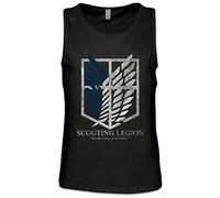 Urban Backwoods Scouting Legion Men Uomo Canotta Tank Top Vest Nero Taglia M