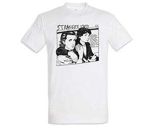 Urban Backwoods Stranger Youth Uomo T-Shirt Bianco Taglia M