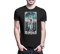 Urban Backwoods Tarot B The Fool - Maglietta da uomo, Nero , 4XL/5XL