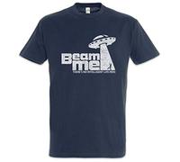 Urban Backwoods UFO Beam Me Uomo T-Shirt Blu Taglia L