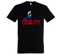 Urban Backwoods Vintage Sub-Zero Fatality Uomo T-Shirt Nero Taglia 2XL
