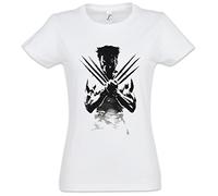 Urban Backwoods Wolverine Shadow Warrior Women Donna T-Shirt Bianco Taglia S