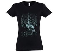 Urban Backwoods Xenomorph Alien Women Donna T-Shirt Nero Taglia XL