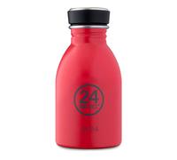 24Bottles Urban Bottle - Borraccia 250 ml Acciaio Inox, Bottiglia con Tappo 100% Ermetico Ultraleggera, Borraccia Palestra senza BPA, Borracce Ecologiche Design Italiano [NON Termica], Hot Red