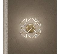 URBAN by Sforzin Applique a LED Euclide, colore oro, metallo, larghezza 37,5 cm URBAN by Sforzin
