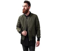 Urban Classics Giacca di mezza stagione oliva / nero, Taglia S