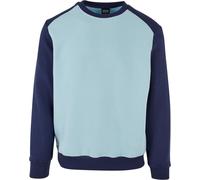 Urban Classics 2-Tone Fake Raglan Crew Blu oceano/blu scuro L Blu