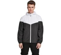 Urban Classics 2-Tone Tech Windrunner, Giacca, Uomo, Multicolore (White/Black 00224), M