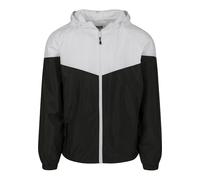 Urban Classics 2-Tone Tech Windrunner, Giacca, Uomo, Multicolore (White/Black 00224), S