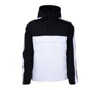 Urban Classics 3-tone Padded Pull Over Hooded Jacket Wht/blk/blk Taglia: M | Giacche leggere Outlet | Unisex |