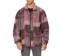 Urban Classics 90´s Track Jacket Giacca, Bandana AOP, S Uomo
