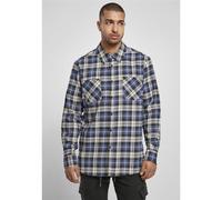 Urban Classics a Quadri Roots Shirt Camicia di Flanella Loose Fit Colletto